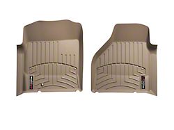 Weathertech DigitalFit Front Floor Liners; Tan (03-09 2WD RAM 2500 w/ Automatic Transmission)