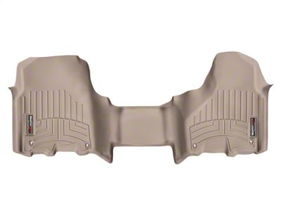 Weathertech DigitalFit Front Over the Hump Floor Liner; Tan (12-18 RAM 2500 Crew Cab, Mega Cab)