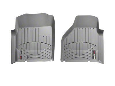 Weathertech DigitalFit Front Floor Liners; Gray (03-09 4WD RAM 2500 w/ Automatic Transmission)