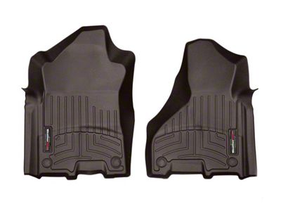 Weathertech DigitalFit Front Floor Liners; Cocoa (19-24 RAM 2500 Crew Cab, Mega Cab)