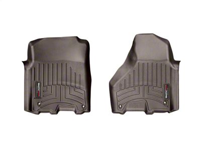 Weathertech DigitalFit Front Floor Liners; Cocoa (12-18 RAM 2500 Crew Cab, Mega Cab)
