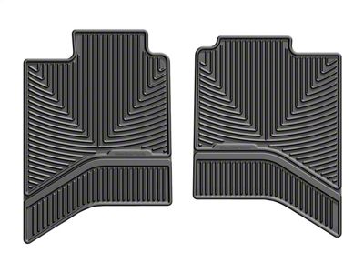 Weathertech All-Weather Rear Rubber Floor Mats; Black (03-24 RAM 2500 Quad Cab, Crew Cab)