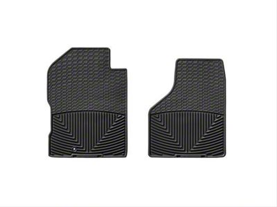 Weathertech All-Weather Front Rubber Floor Mats; Black (03-12 RAM 2500)