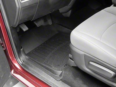 Weathertech Front and Rear Floor Liner HP; Black (12-18 RAM 2500 Crew Cab)