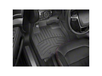 Weathertech Front Floor Liner HP; Black (19-24 RAM 2500 Crew Cab, Mega Cab w/o PTO Kit)