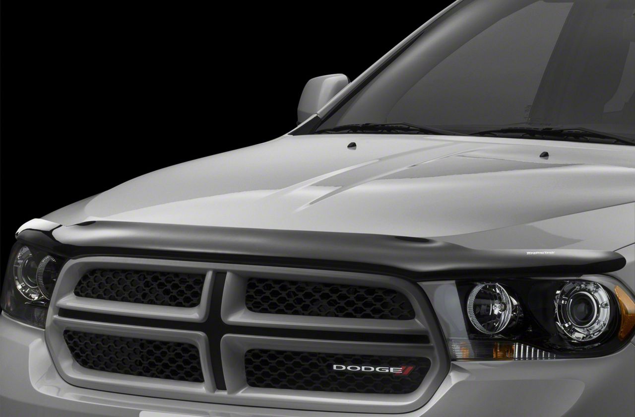 Weathertech RAM 2500 Stone and Bug Deflector; Dark Smoke 50282 (1924