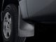 Weathertech No-Drill Mud Flaps; Front; Black (10-13 RAM 2500 w/o OE Fender Flares)