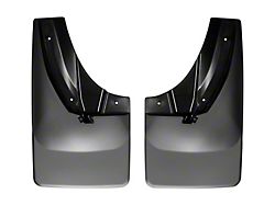 Weathertech No-Drill Mud Flaps; Front; Black (14-18 RAM 2500 w/o OE Fender Flares)