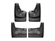 Weathertech No-Drill Mud Flaps; Front and Rear; Black (19-24 RAM 2500 DRW w/ OE Fender Flares)