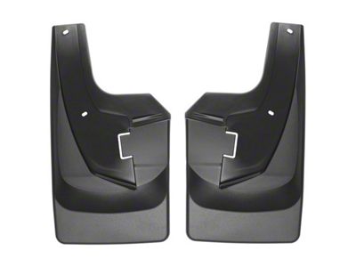 Weathertech No-Drill Mud Flaps; Rear; Black (19-24 RAM 2500)