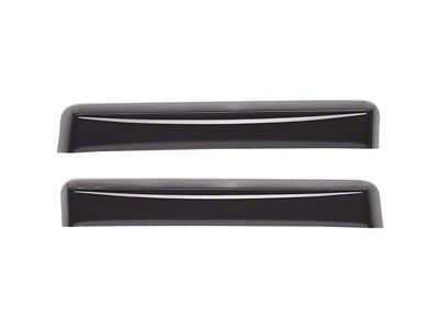Weathertech Side Window Deflectors; Rear; Dark Smoke (10-25 RAM 2500 Crew Cab, Mega Cab)