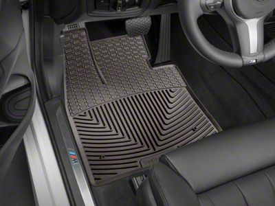 Weathertech All-Weather Front Rubber Floor Mats; Cocoa (19-24 RAM 3500 Crew Cab, Mega Cab w/o PTO Kit)