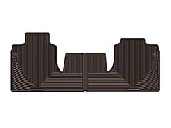 Weathertech All-Weather Rear Rubber Floor Mats; Cocoa (06-24 RAM 3500 Mega Cab)