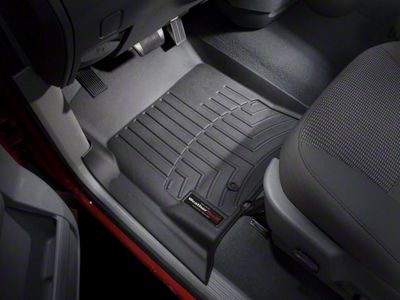 Weathertech DigitalFit Front Floor Liners; Black (03-09 2WD RAM 3500 w/ Automatic Transmission)