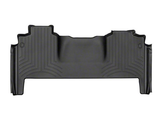 Weathertech DigitalFit Rear Floor Liner; Black (19-24 RAM 3500 Mega Cab w/ Front Bucket Seats)