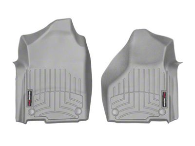 Weathertech DigitalFit Front Floor Liners; Gray (19-24 RAM 3500 Regular Cab)
