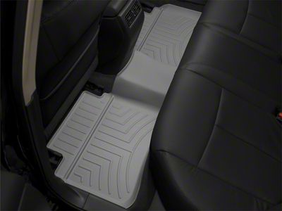 Weathertech DigitalFit Rear Floor Liner; Gray (10-18 RAM 3500 Mega Cab)