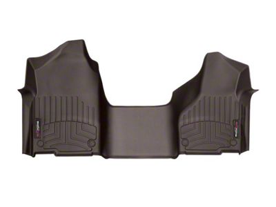 Weathertech DigitalFit Front Over the Hump Floor Liners; Cocoa (19-24 RAM 3500 Regular Cab)