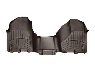 Weathertech DigitalFit Front Over the Hump Floor Liner; Cocoa (10-12 RAM 3500 Crew Cab, Mega Cab)