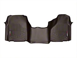 Weathertech DigitalFit Front Over the Hump Floor Liner; Cocoa (12-18 RAM 3500 Regular Cab)