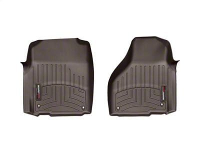 Weathertech DigitalFit Front Floor Liners; Cocoa (12-18 RAM 3500 Regular Cab)