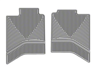 Weathertech All-Weather Rear Rubber Floor Mats; Gray (03-24 RAM 3500 Quad Cab, Crew Cab)