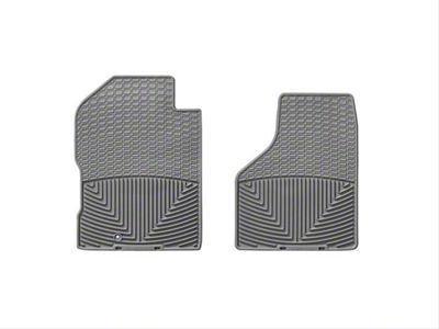 Weathertech All-Weather Front Rubber Floor Mats; Gray (03-12 RAM 3500)