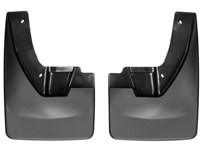 Weathertech No-Drill Mud Flaps; Front; Black (09-18 RAM 3500)