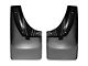 Weathertech No-Drill Mud Flaps; Front; Black (14-18 RAM 3500 w/o OE Fender Flares)