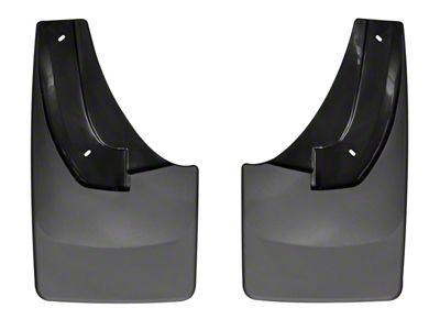 Weathertech No-Drill Mud Flaps; Rear; Black (10-18 RAM 3500)