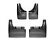 Weathertech No-Drill Mud Flaps; Front and Rear; Black (10-13 RAM 3500 DRW w/o OE Fender Flares)