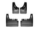 Weathertech No-Drill Mud Flaps; Front and Rear; Black (14-18 RAM 3500 DRW w/o OE Fender Flares)