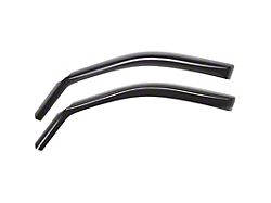Weathertech Side Window Deflectors; Front; Dark Smoke (10-25 RAM 3500 Crew Cab, Mega Cab)