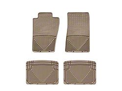 Weathertech All-Weather Front and Rear Rubber Floor Mats; Tan (93-11 Ranger)