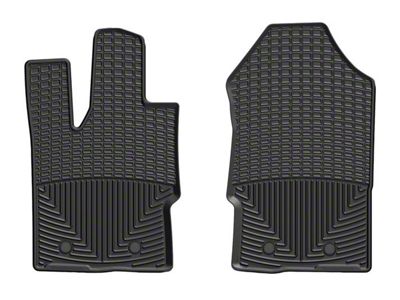 Weathertech All-Weather Front Rubber Floor Mats; Black (19-25 Ranger)