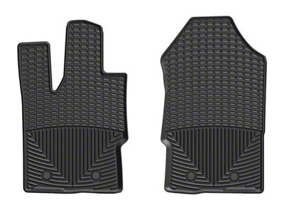 Weathertech All-Weather Front Rubber Floor Mats; Black (19-24 Ranger)