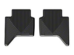 Weathertech All-Weather Rear Rubber Floor Mats; Black (19-26 Ranger SuperCrew)