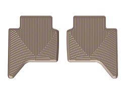 Weathertech All-Weather Rear Rubber Floor Mats; Tan (24-26 Ranger)