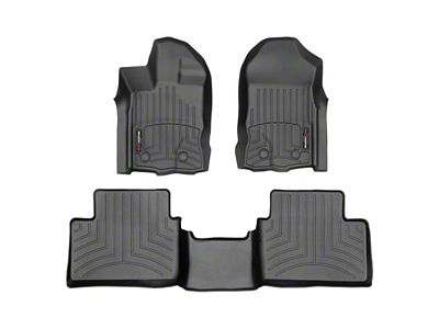 Weathertech DigitalFit Front and Rear Floor Liners for Vinyl Floors; Black (19-23 Ranger SuperCab)