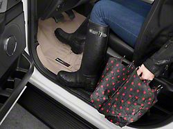 Weathertech DigitalFit Front and Rear Floor Liners; Black (24-26 Ranger w/ Carpeted Flooring)