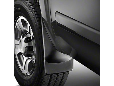 Weathertech No-Drill Mud Flaps; Front; Black (19-23 Ranger)