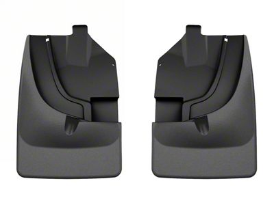 Weathertech No-Drill Mud Flaps; Front; Black (21-23 Ranger w/ Tremor Package)