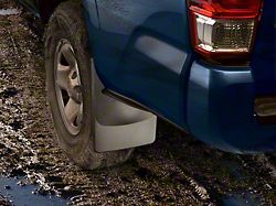 Weathertech No-Drill Mud Flaps; Front and Rear; Black (24-25 Ranger, Excluding Raptor)