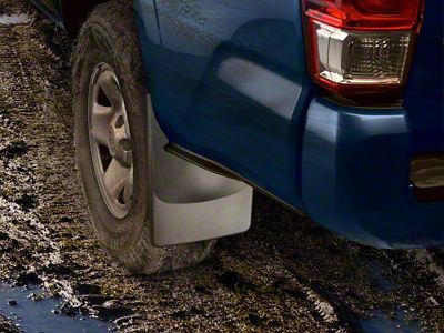 Weathertech No-Drill Mud Flaps; Front and Rear; Black (24-25 Ranger, Excluding Raptor)