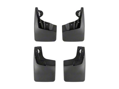 Weathertech No-Drill Mud Flaps; Front and Rear; Black (24-25 Ranger Raptor)