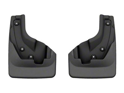 Weathertech No-Drill Mud Flaps; Rear; Black (24-25 Ranger Raptor)