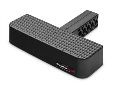 Weathertech Rear Bump Step; Black (Universal; Some Adaptation May Be Required)