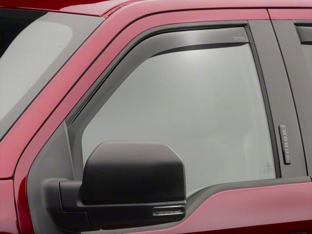 Weathertech Bug Deflector Ford Ranger Weathertech Ranger Side Window Deflectors; Front; Dark Smoke 801084IM ...
