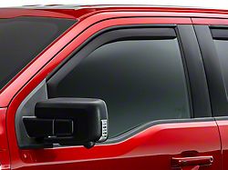 Weathertech Side Window Deflectors; Front; Dark Smoke (19-23 Ranger SuperCab)