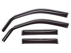 Weathertech Side Window Deflectors; Front and Rear; Dark Smoke (19-23 Ranger SuperCrew)